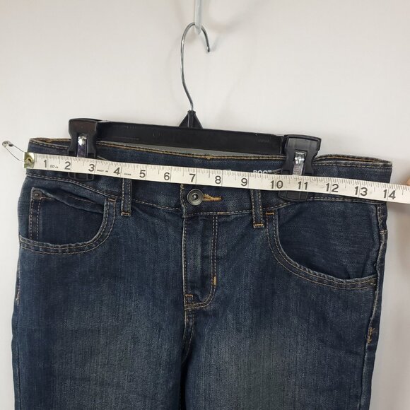 Place Kids Boys Bootcut Sz 8 Husky Denim Dark Wash Jeans - Picture 12 of 15